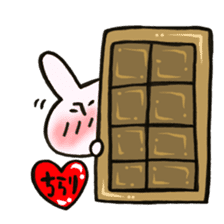 I like rabbit and you! sticker #14650617