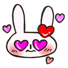I like rabbit and you! sticker #14650618