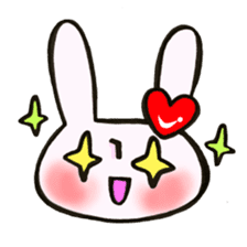 I like rabbit and you! sticker #14650619