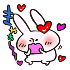 I like rabbit and you! sticker #14650624