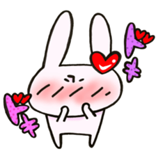 I like rabbit and you! sticker #14650626