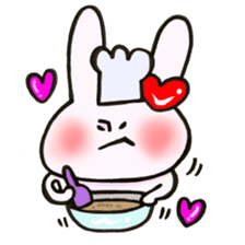 I like rabbit and you! sticker #14650628