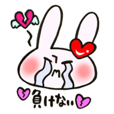I like rabbit and you! sticker #14650632