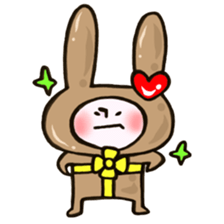 I like rabbit and you! sticker #14650637