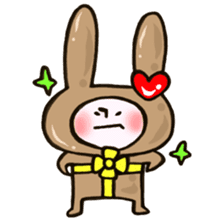 I like rabbit and you! sticker #14650637