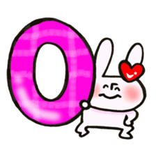 I like rabbit and you! sticker #14650640