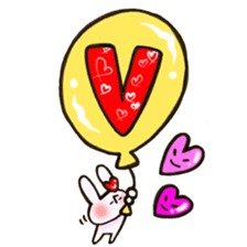 I like rabbit and you! sticker #14650641