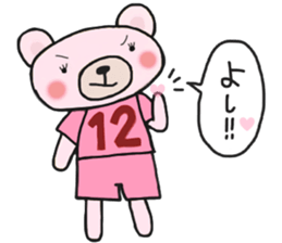 Soccer sticker for a girl sticker #14650818