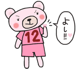 Soccer sticker for a girl sticker #14650818