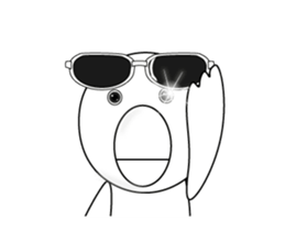 Funny java sparrow sticker #14651038