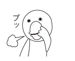 Funny java sparrow sticker #14651053