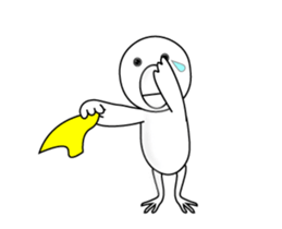 Funny java sparrow sticker #14651055