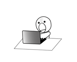 Funny java sparrow sticker #14651060