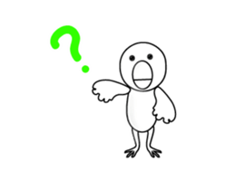 Funny java sparrow sticker #14651061