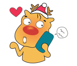 Reindeer in Love sticker #14652459