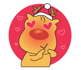 Reindeer in Love sticker #14652477