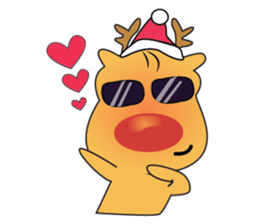 Reindeer in Love sticker #14652490