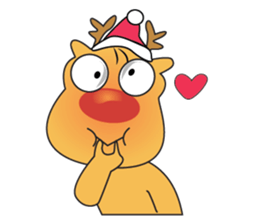 Reindeer in Love sticker #14652493