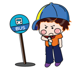 A Boy Loves Green Hat sticker #14652808