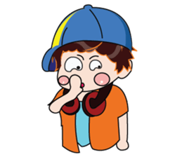 A Boy Loves Green Hat sticker #14652812