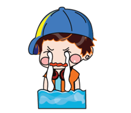 A Boy Loves Green Hat sticker #14652813