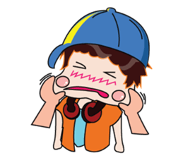 A Boy Loves Green Hat sticker #14652818