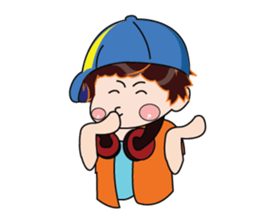 A Boy Loves Green Hat sticker #14652820