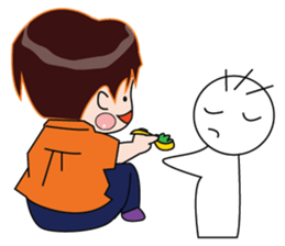 A Boy Loves Green Hat sticker #14652821