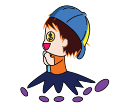 A Boy Loves Green Hat sticker #14652822