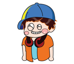 A Boy Loves Green Hat sticker #14652832