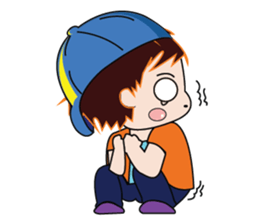 A Boy Loves Green Hat sticker #14652834