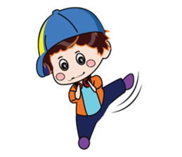 A Boy Loves Green Hat sticker #14652836