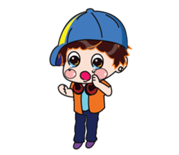 A Boy Loves Green Hat sticker #14652841