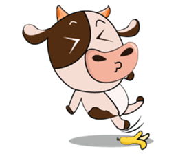 Obstreperous Day of a Lovely Dairy Cow sticker #14653382