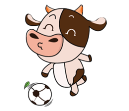 Obstreperous Day of a Lovely Dairy Cow sticker #14653386