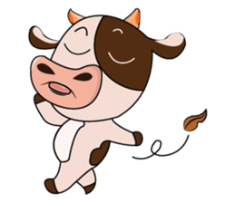 Obstreperous Day of a Lovely Dairy Cow sticker #14653387