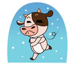 Obstreperous Day of a Lovely Dairy Cow sticker #14653388