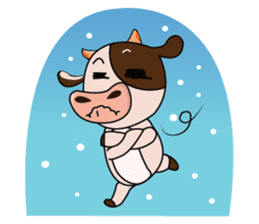Obstreperous Day of a Lovely Dairy Cow sticker #14653388