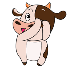 Obstreperous Day of a Lovely Dairy Cow sticker #14653390