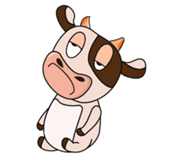 Obstreperous Day of a Lovely Dairy Cow sticker #14653394