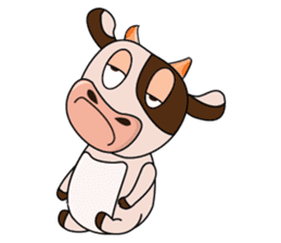 Obstreperous Day of a Lovely Dairy Cow sticker #14653394