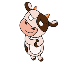 Obstreperous Day of a Lovely Dairy Cow sticker #14653395