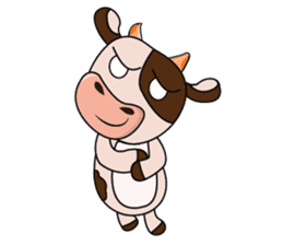 Obstreperous Day of a Lovely Dairy Cow sticker #14653395