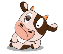 Obstreperous Day of a Lovely Dairy Cow sticker #14653397