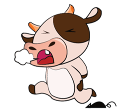 Obstreperous Day of a Lovely Dairy Cow sticker #14653398