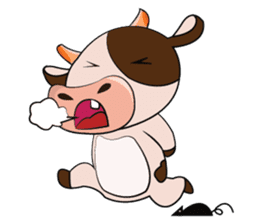 Obstreperous Day of a Lovely Dairy Cow sticker #14653398