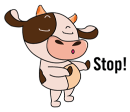 Obstreperous Day of a Lovely Dairy Cow sticker #14653401