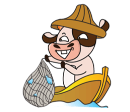 Obstreperous Day of a Lovely Dairy Cow sticker #14653402