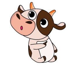 Obstreperous Day of a Lovely Dairy Cow sticker #14653403