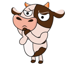 Obstreperous Day of a Lovely Dairy Cow sticker #14653405